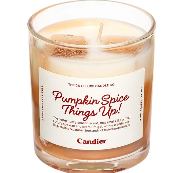 NWT Candier Pumpkin Spice Things Up Candle - Picture 1 of 1